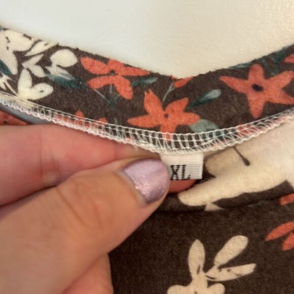 Red/Brown/White Maxi Dress with pockets ❤️​ - Picture 3 of 3